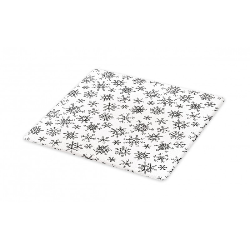 Line Winter Motifs Cutting Board