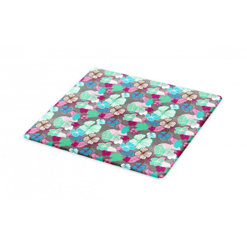 Hawaiian Blossom Plants Cutting Board