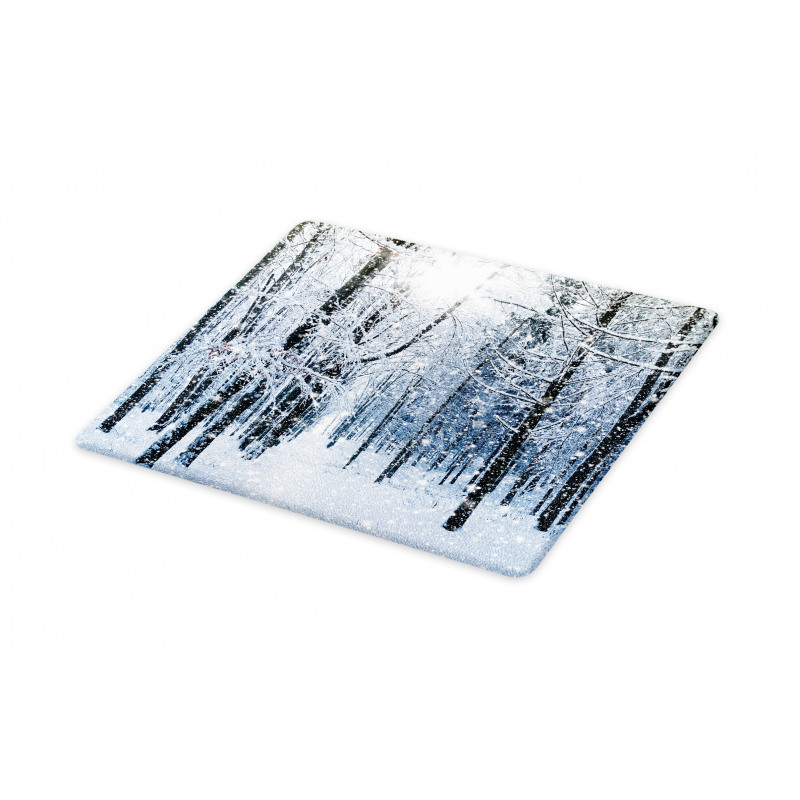 Snow Covered Forest Cutting Board