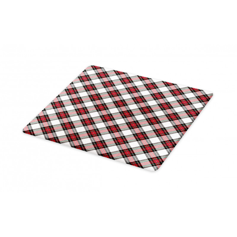 Plaid Motif Rhombuses Cutting Board