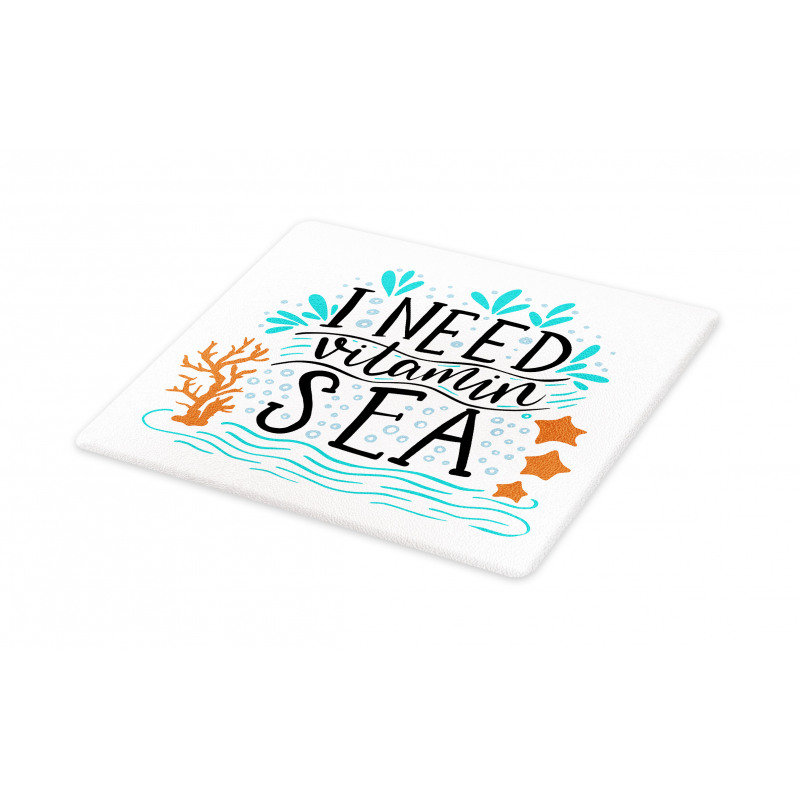 Inspirational Words Art Cutting Board