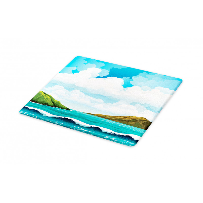 Waves Islands Blue Sky Cutting Board