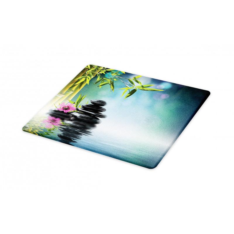 Flower Spa Stones Cutting Board