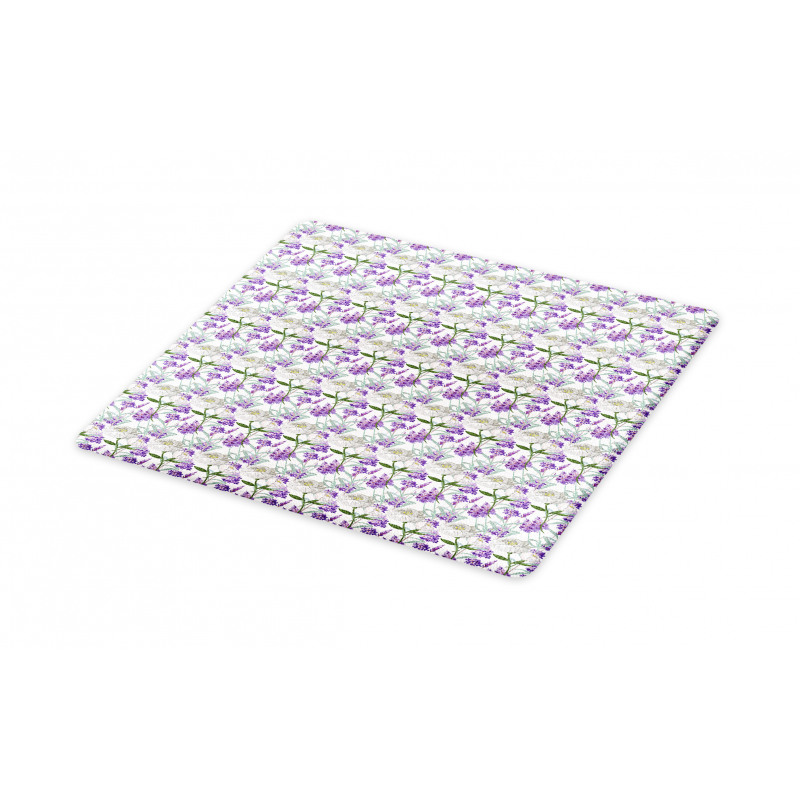 Lavender and Peony Cutting Board