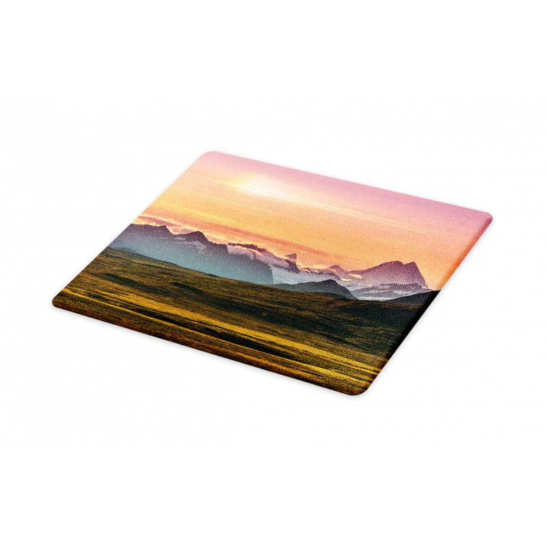 Mountains and Sunset Cutting Board