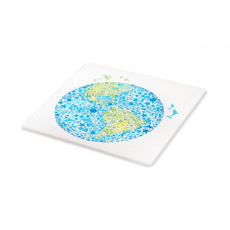 Planet Ecology Theme Cutting Board