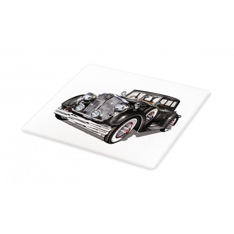 Realistic Classic Car Cutting Board