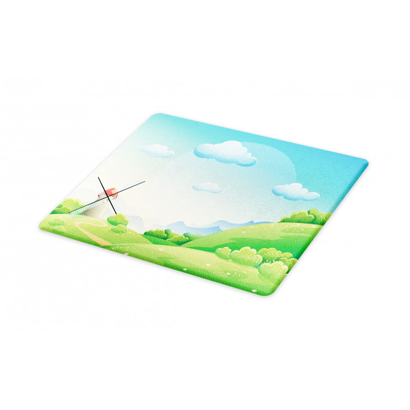 Cartoon Country Landscape Cutting Board