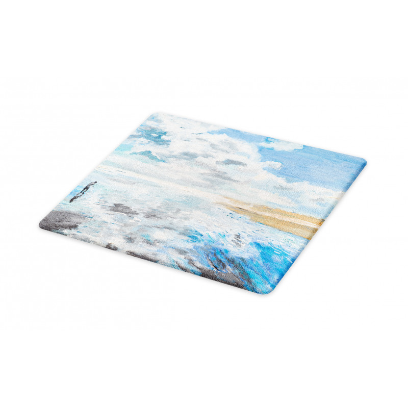 Oil Painting Beach Summer Cutting Board