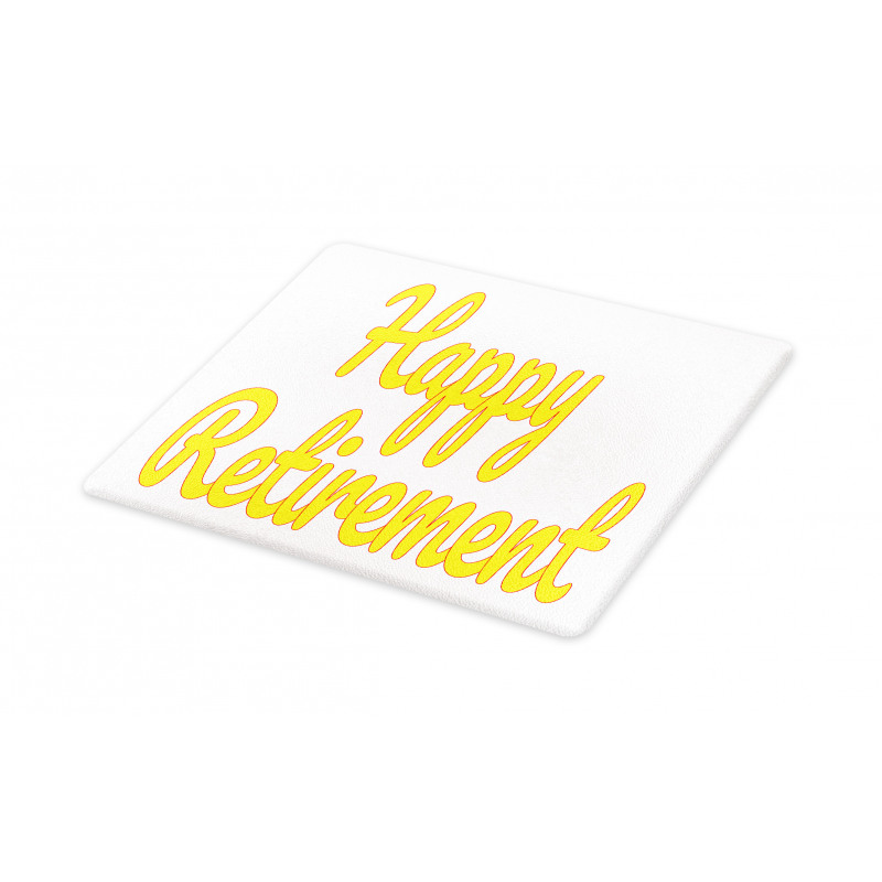 Calligraphy Phrase Cutting Board