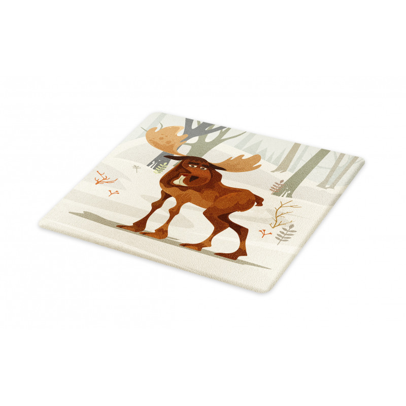 Funny Elk Mascot Cutting Board