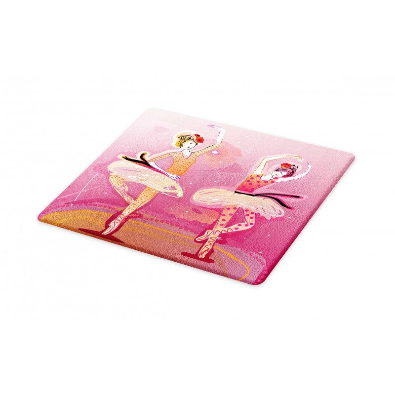 Colorful Dancers Perform Cutting Board