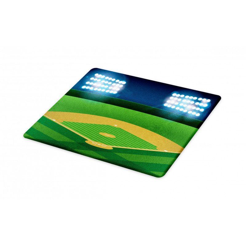 Cartoonish Field Stadium Cutting Board