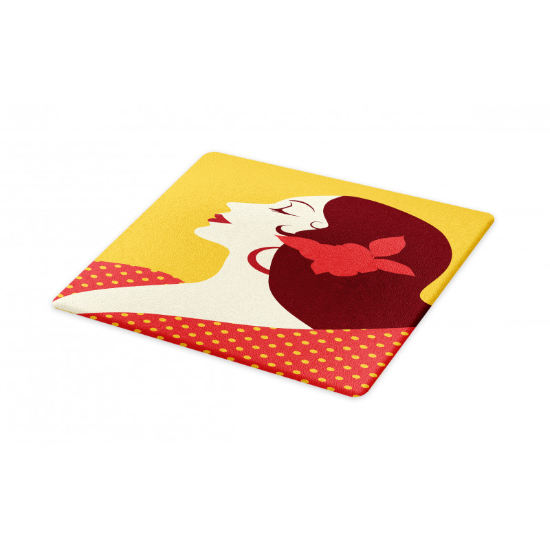 Retro Flamenco Woman Cutting Board