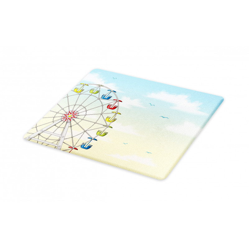 Colorful Cars Sky Cutting Board