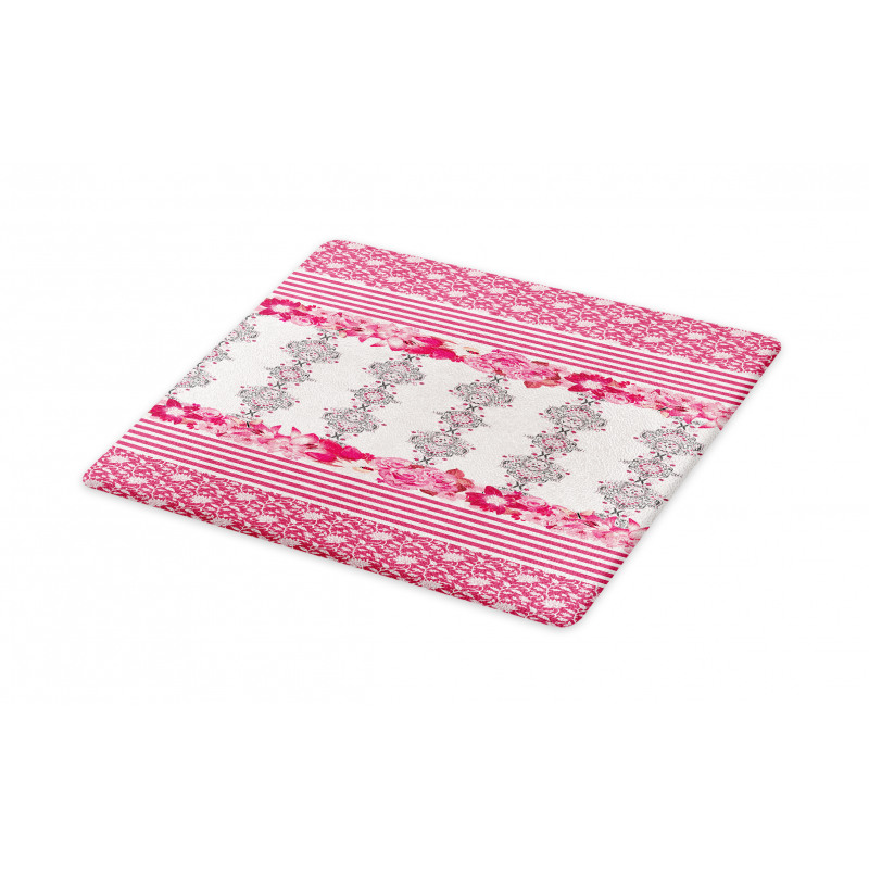 Damask and Ladybugs Cutting Board