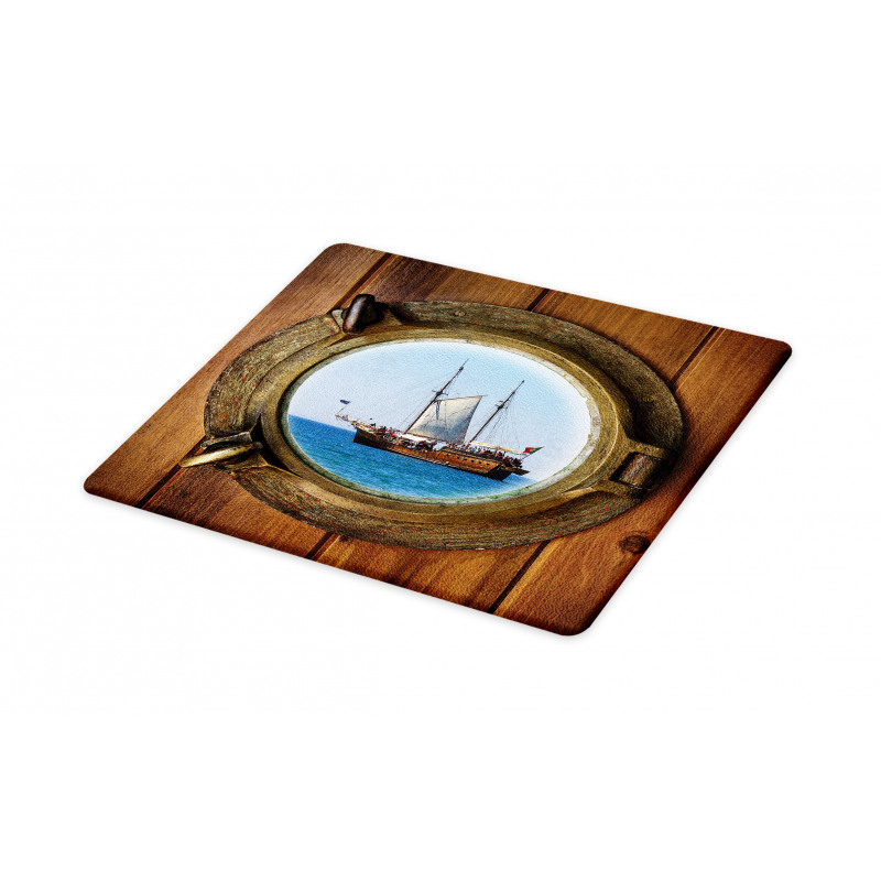 Ship Window with Cruise Cutting Board