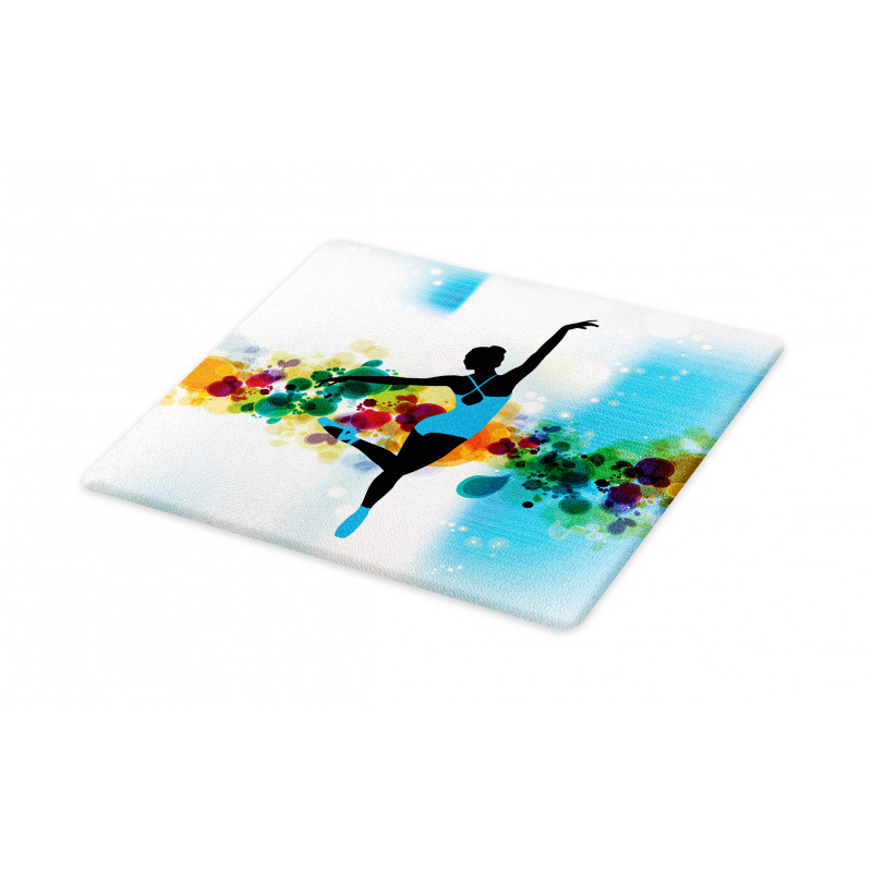 Dancer on Abstract Backdrop Cutting Board