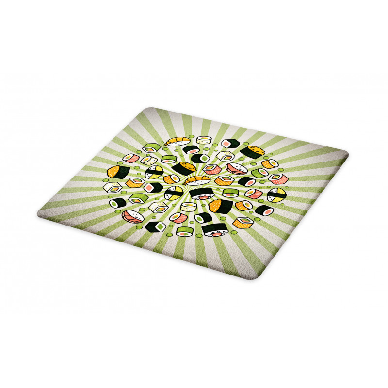 Manga Style Japanese Food Cutting Board