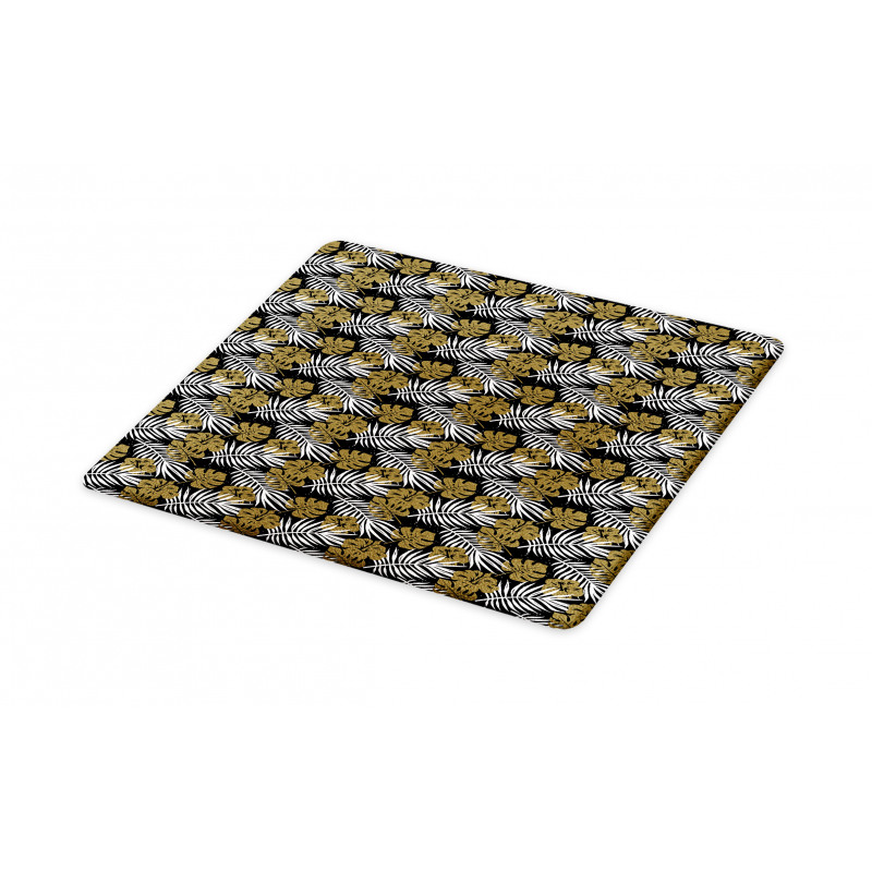 Tropic Foliage Motifs Dots Cutting Board