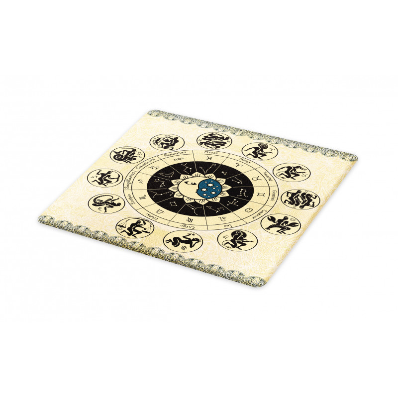 Mystic Horoscope Wheel Art Cutting Board