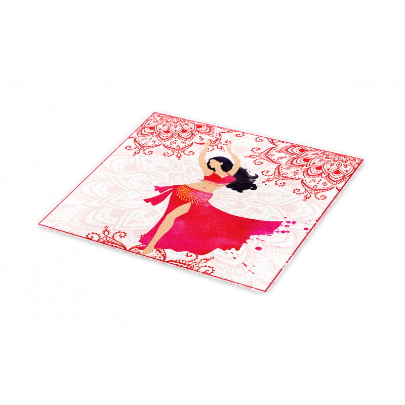 Belly Dancer Woman Cutting Board