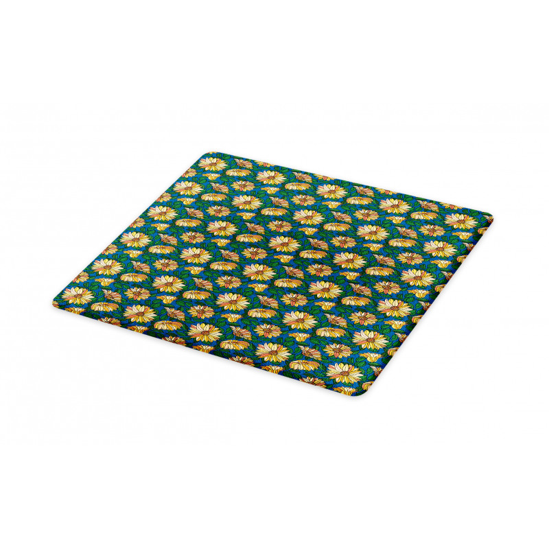 Flower Growth Leaves Cutting Board