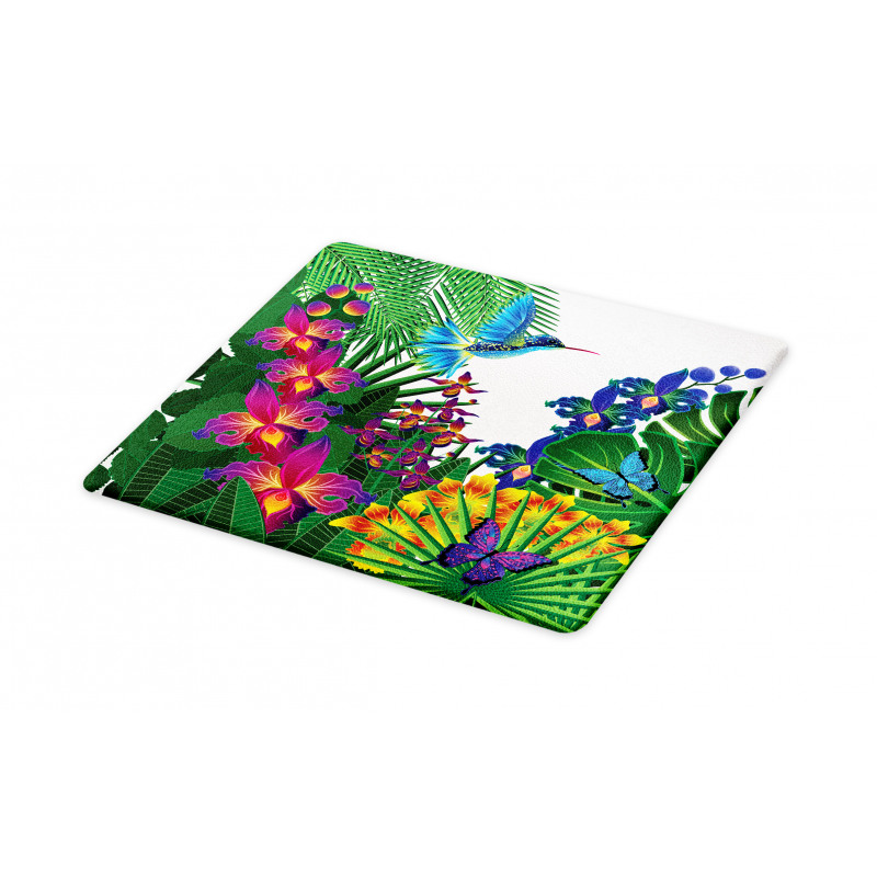 Vibrant Tropical Jungle Cutting Board