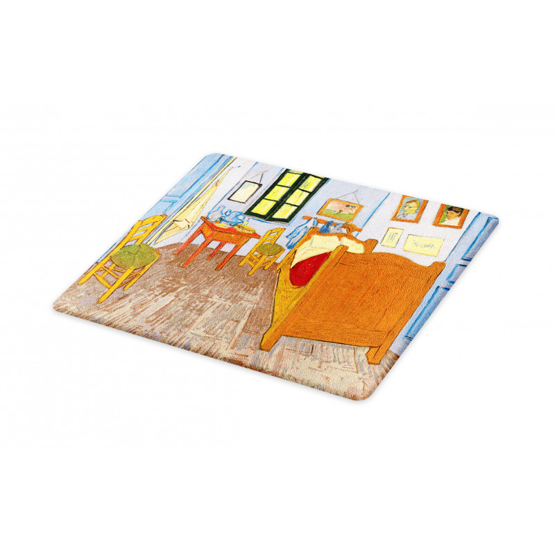 Painting of Room Interior Cutting Board