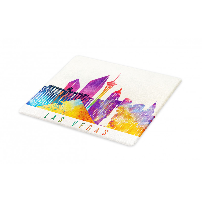 Colorful Landmarks Design Cutting Board