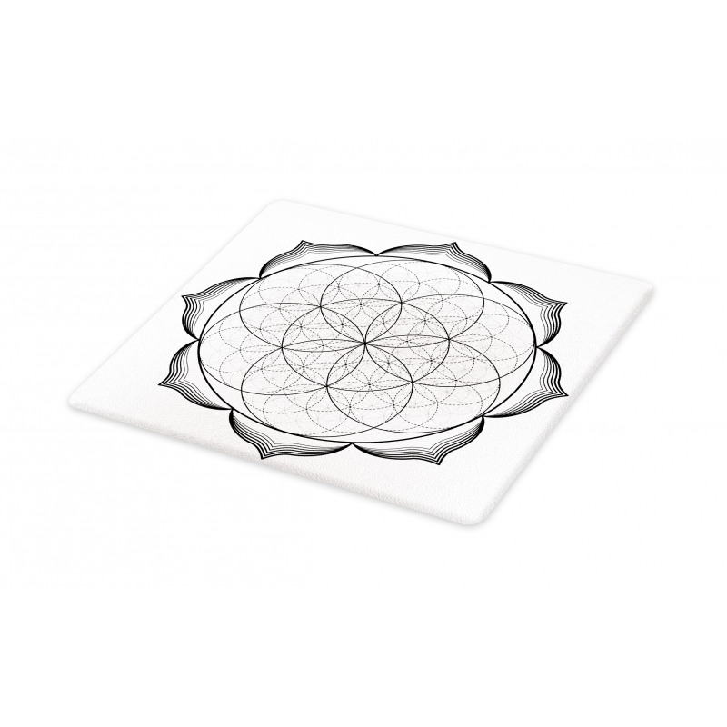 Flower of Life Middle East Cutting Board