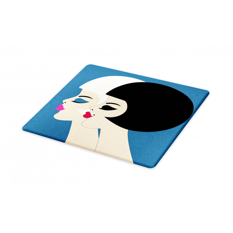 Bob Haircut Twin Ladies Cutting Board