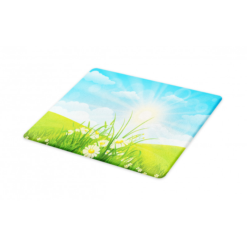 Floral Meadow Illustration Cutting Board