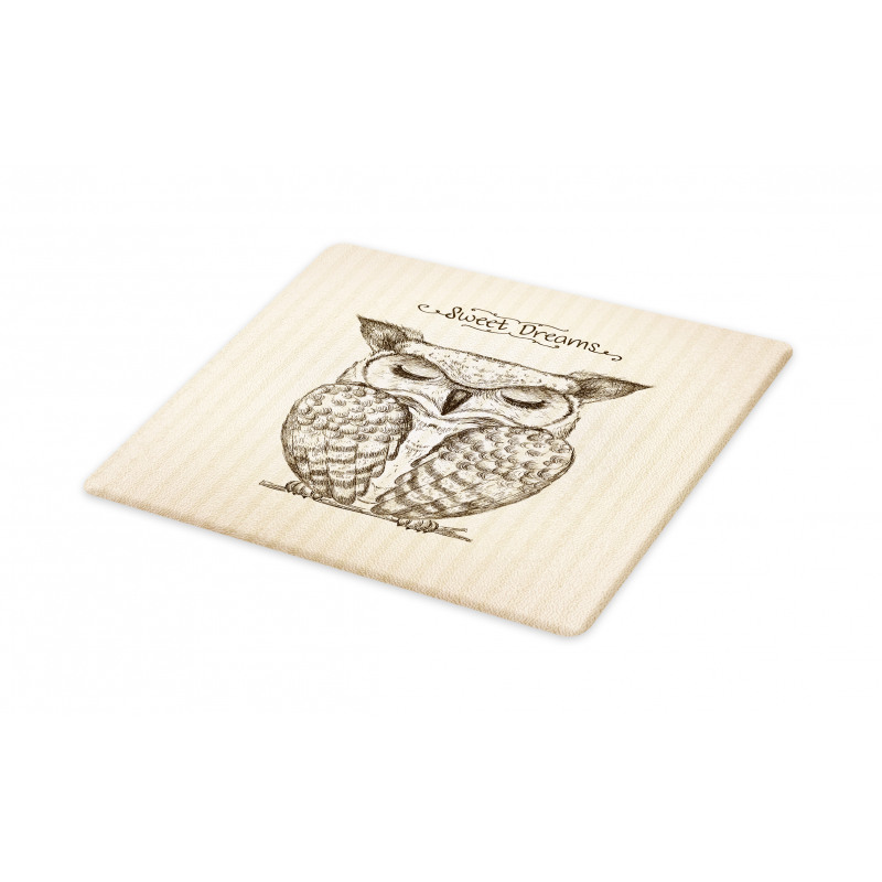 Sleeping Owl Dreams Cutting Board