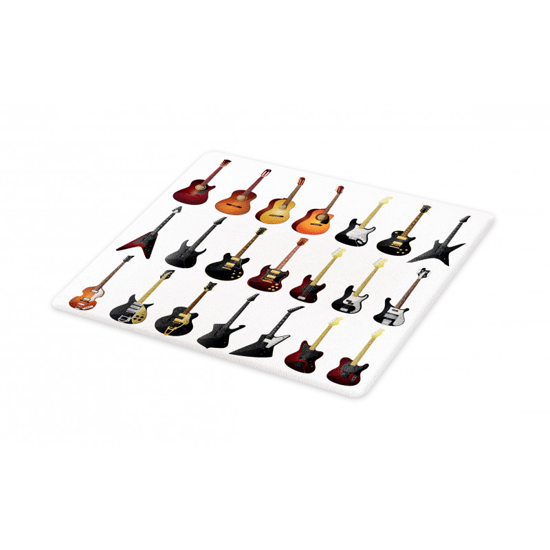 Guitars Rock and Jazz Cutting Board