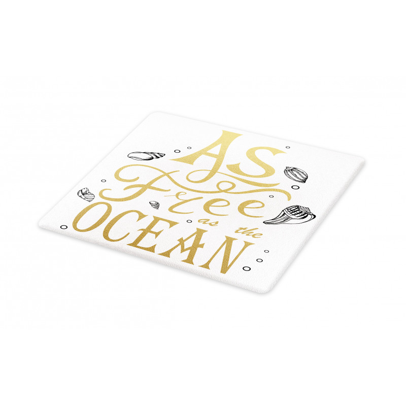 As Free As the Ocean Cutting Board