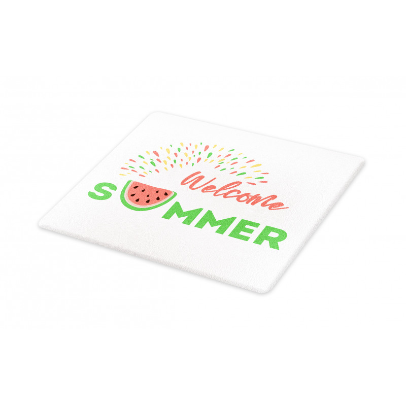 Welcome Summer Theme Cutting Board