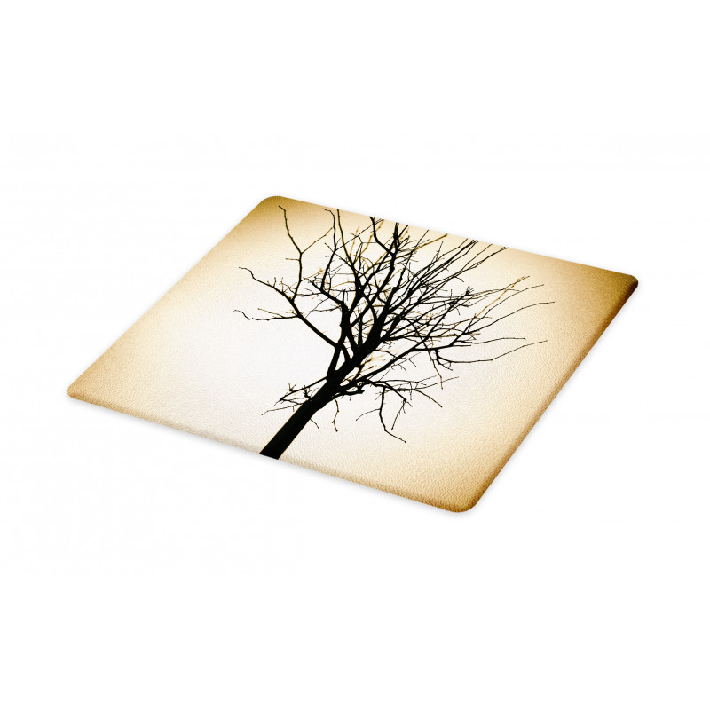 Barren Tree on Ombre Cutting Board