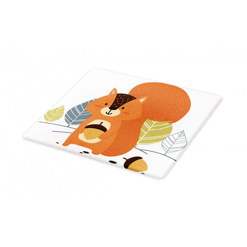 Woodland Trees and Animal Cutting Board