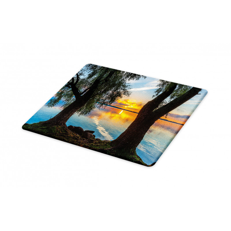 Sunrise over the Lake Cutting Board