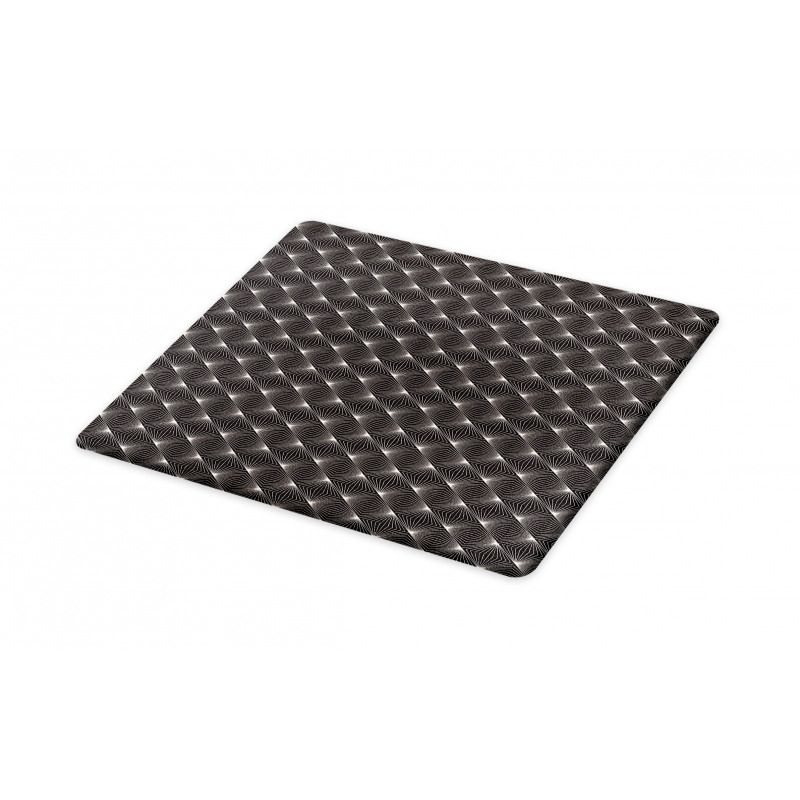 Thin Stripes Zig Zag Shapes Cutting Board