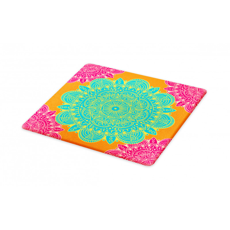 Blossoming Flower Pattern Cutting Board