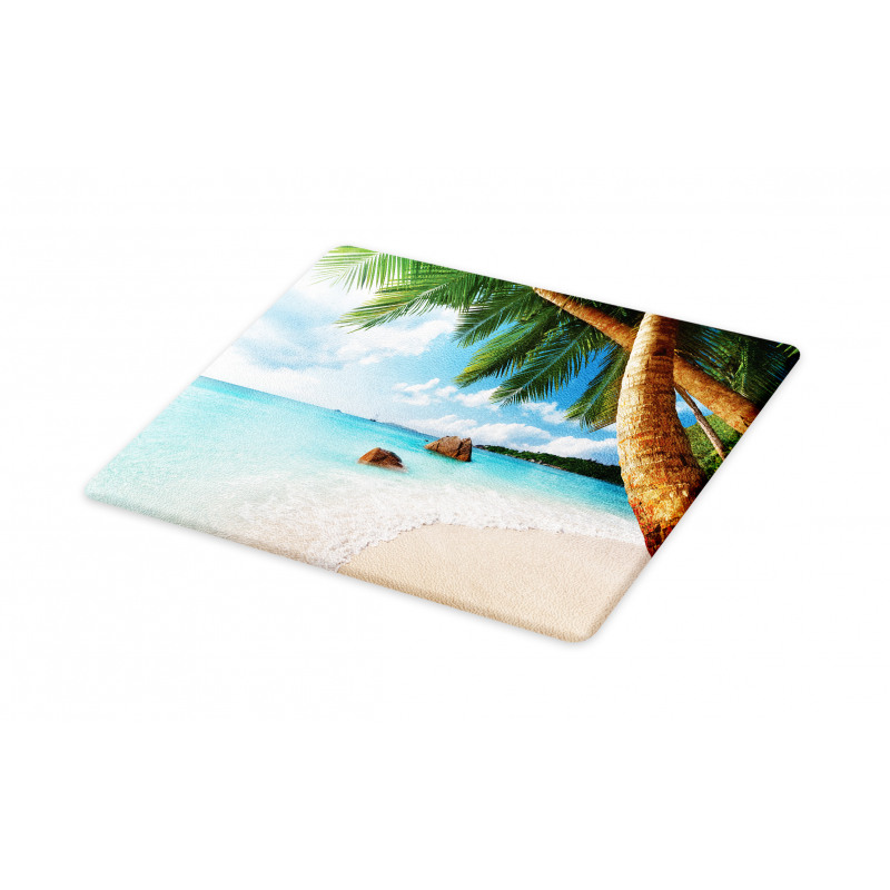 Exotic Palm Tree Ocean Cutting Board