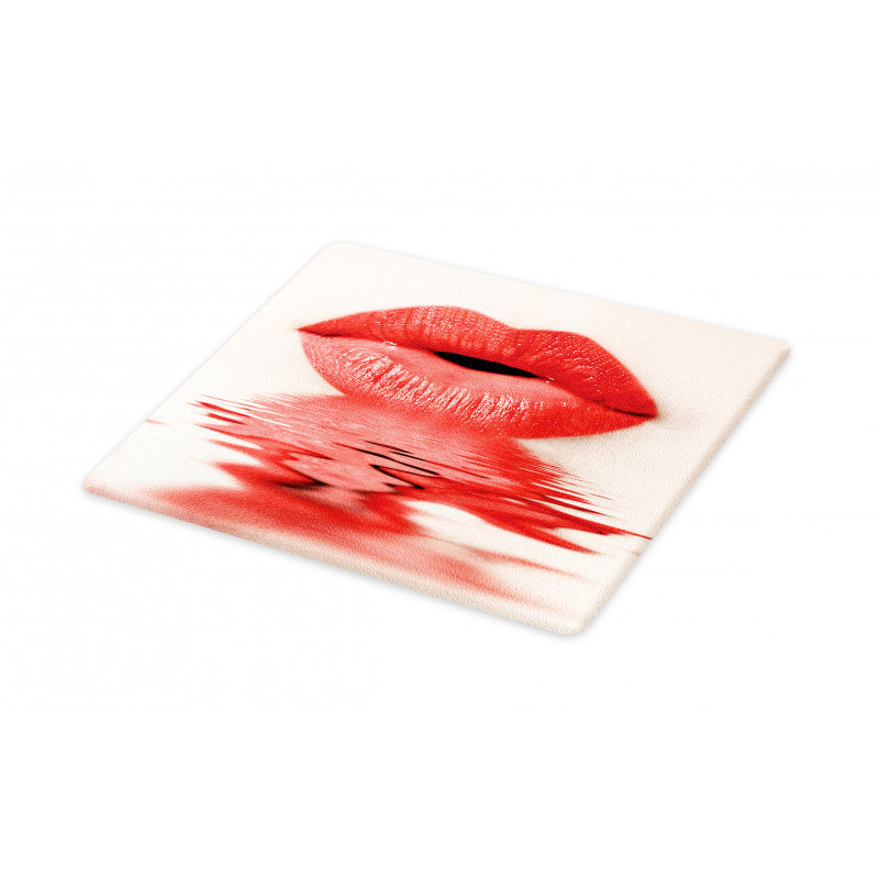 Female Blowing Kisses Cutting Board