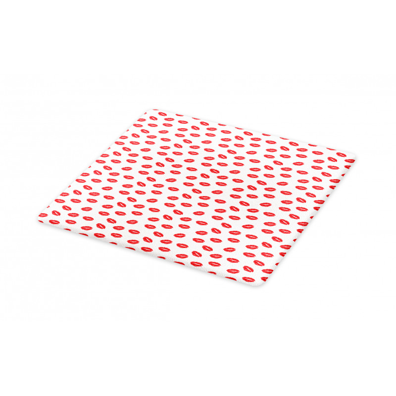 Red Kisses Imprint Cutting Board