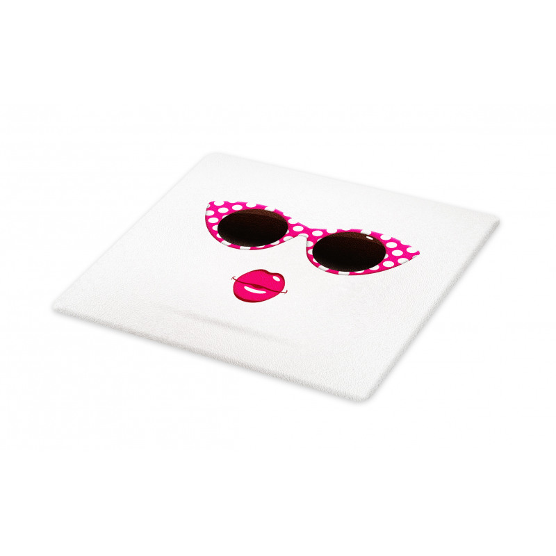 Polka Dot Cat Eye Sunglasses Cutting Board