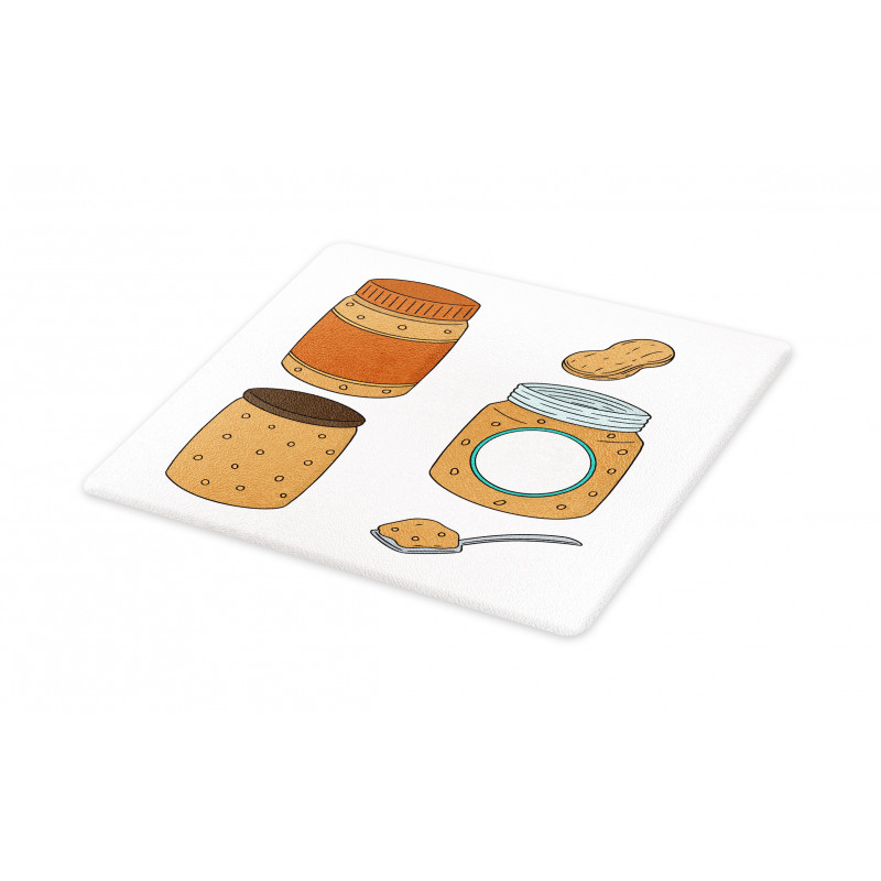 Food in a Jar Pattern Cutting Board