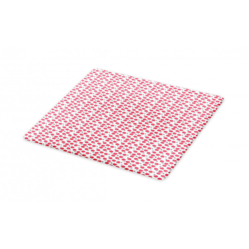 Simplistic Red Berry Pattern Cutting Board