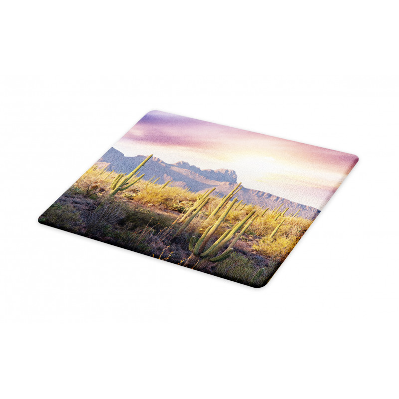 Saguaro Cactus and Mountain Cutting Board