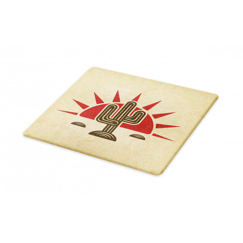 Tribal Saguaro and Sun Cutting Board